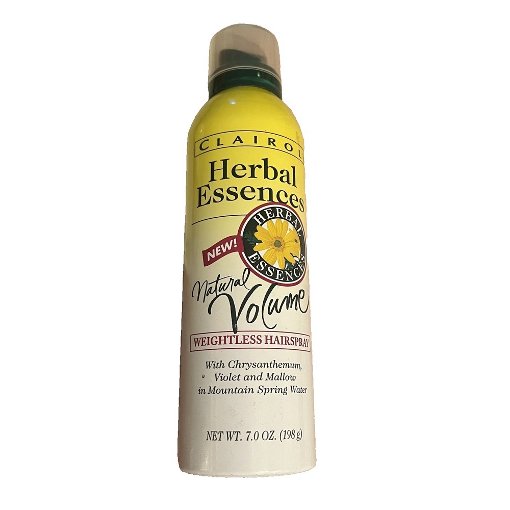 Clairol Herbal Essences Natural Volume Weightless Hairspray Violet 8 oz New‎